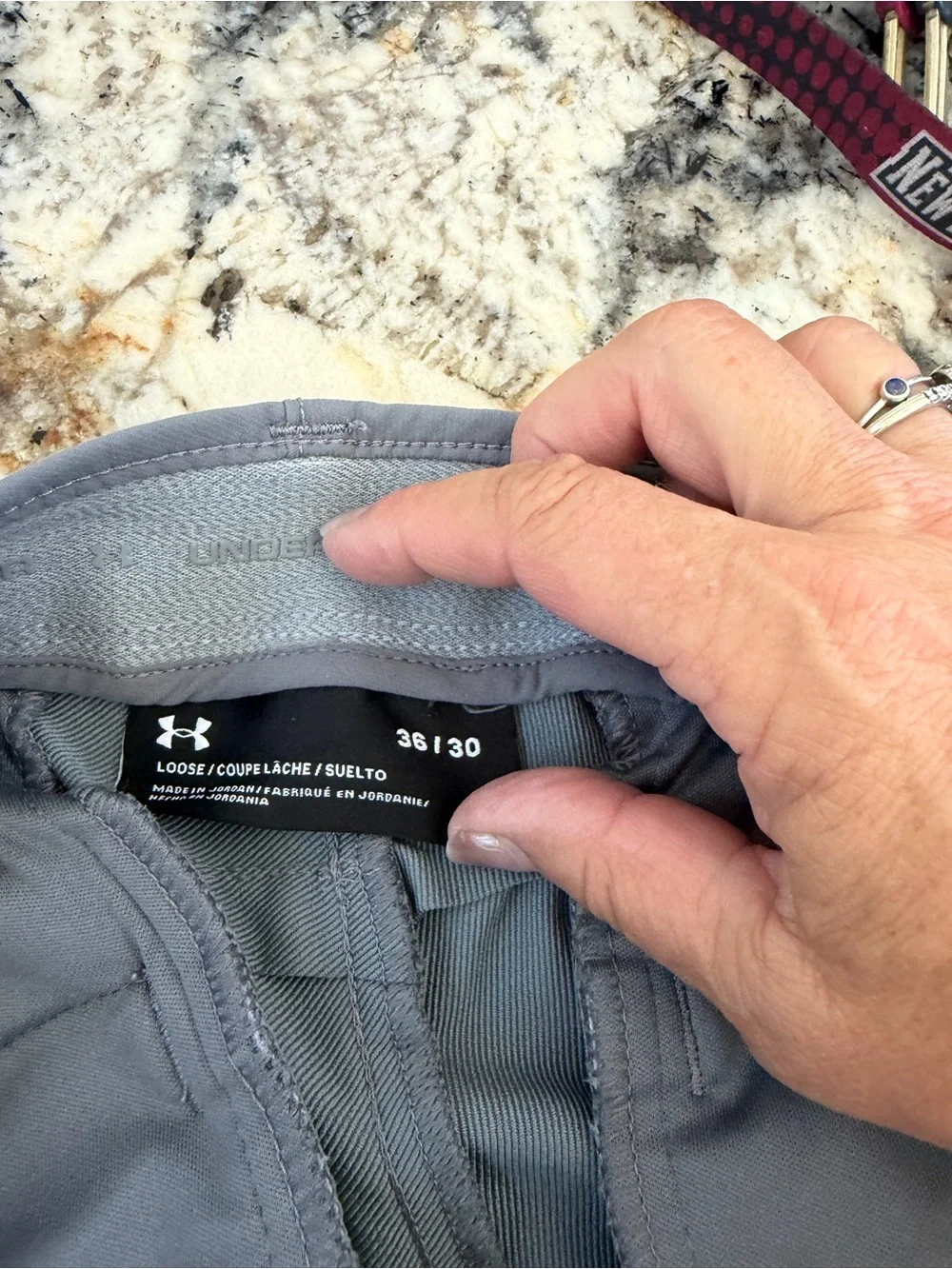 Under Armour Gray Men's Tech Golf Chino Pants